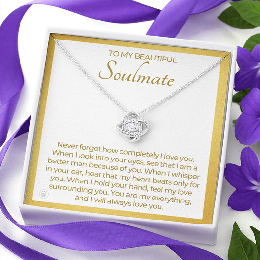 Gift For Wife, To My Soulmate | When I Necklace  0532T4