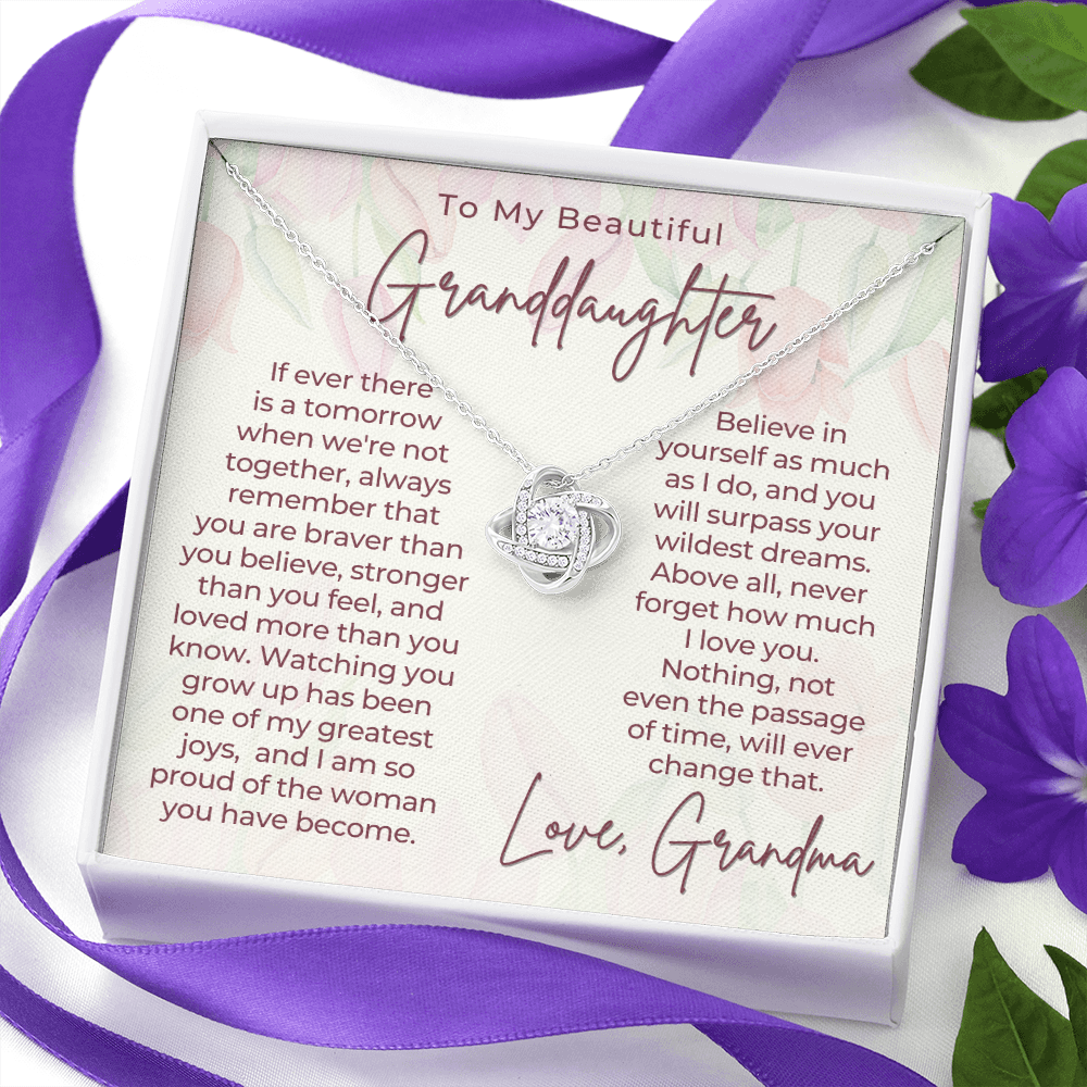 Granddaughter Gift | Believe Necklace 0547T10