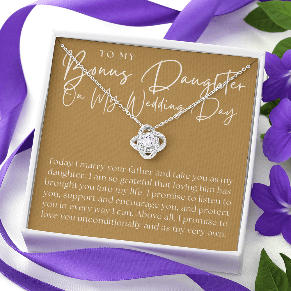 Stepdaughter Wedding Gift | Promise Necklace 0551T7