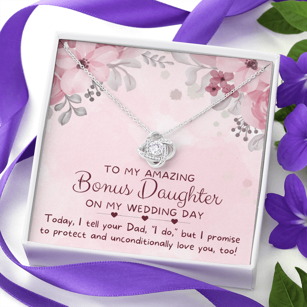 Stepdaughter Wedding Gift | Promise Necklace 0557T8