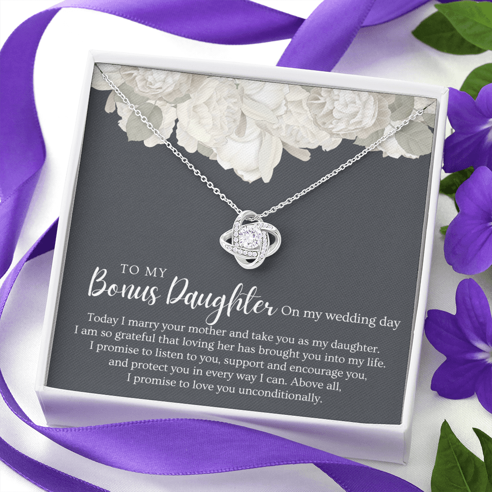 Stepdaughter Wedding Gift | Promise Necklace 0550T1