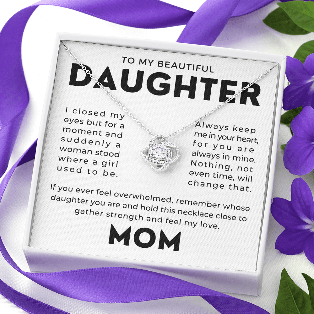 Daughter Gift From Mom | Keep Me Necklace 0580T9