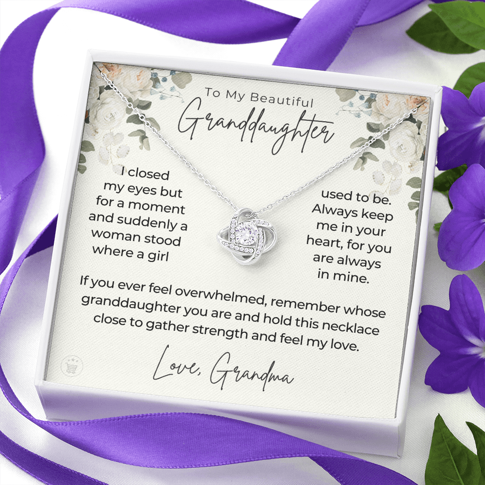 Granddaughter Gift | In My Heart Necklace 0544T11