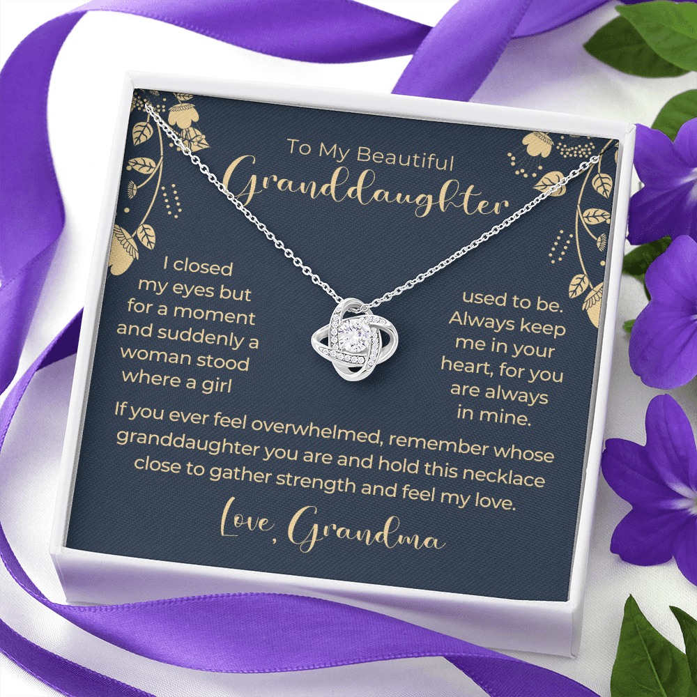 Granddaughter Gift | In My Heart Necklace 0544T14