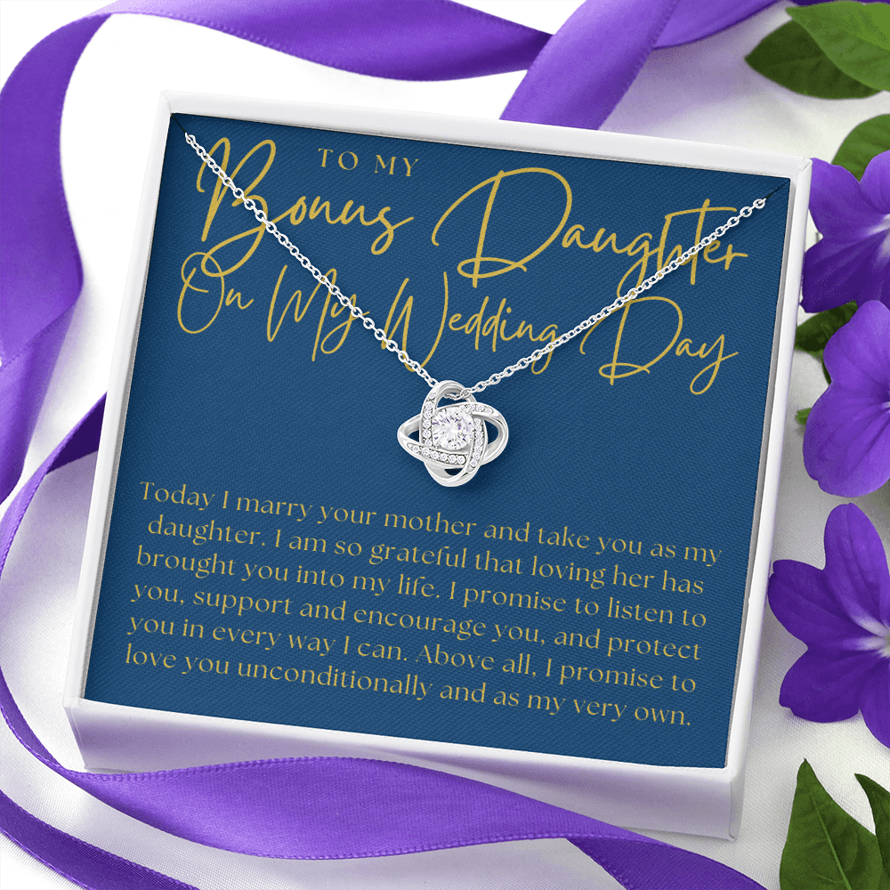 Stepdaughter Wedding Gift | Promise Necklace 0550T6