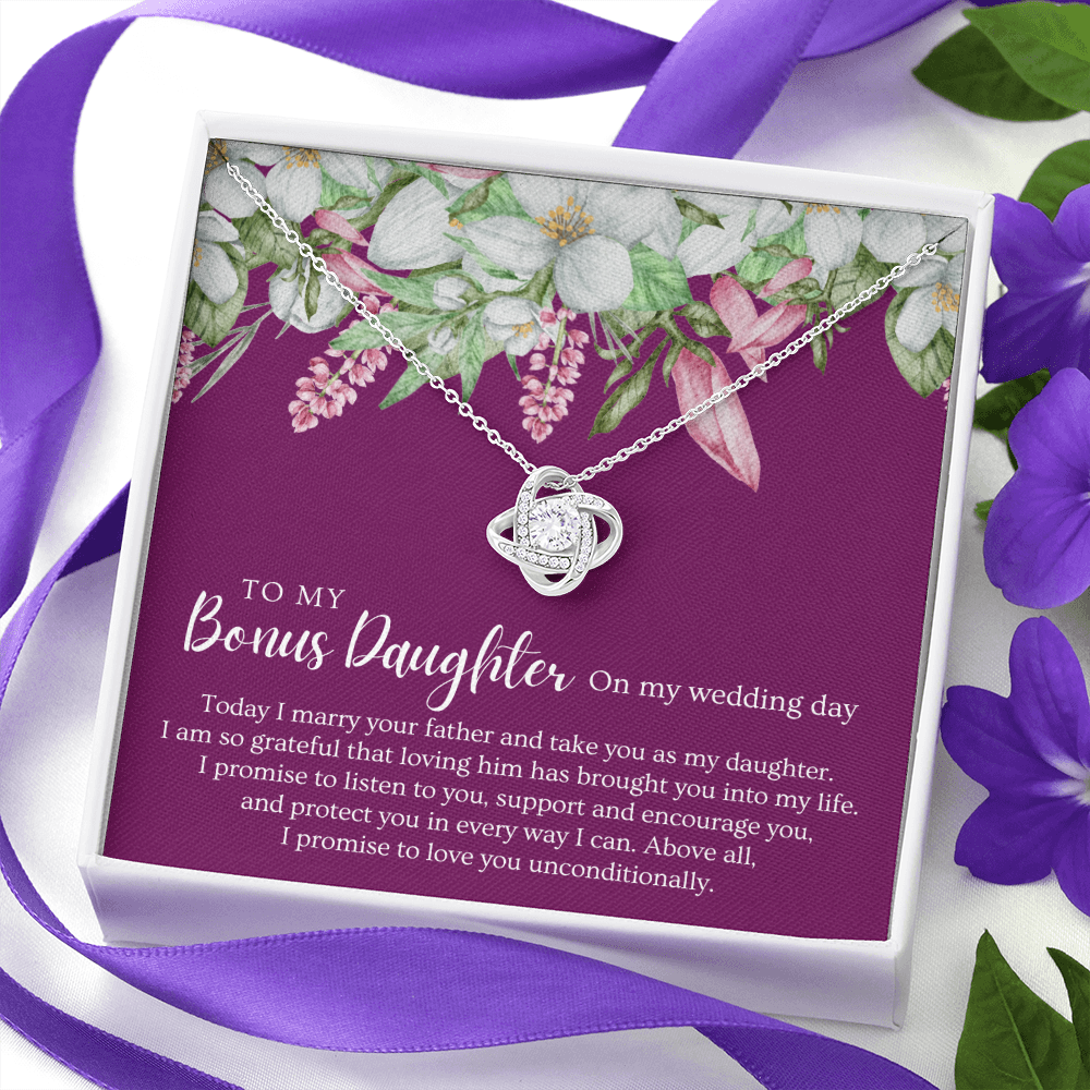 Stepdaughter Wedding Gift | Promise Necklace 0551T2