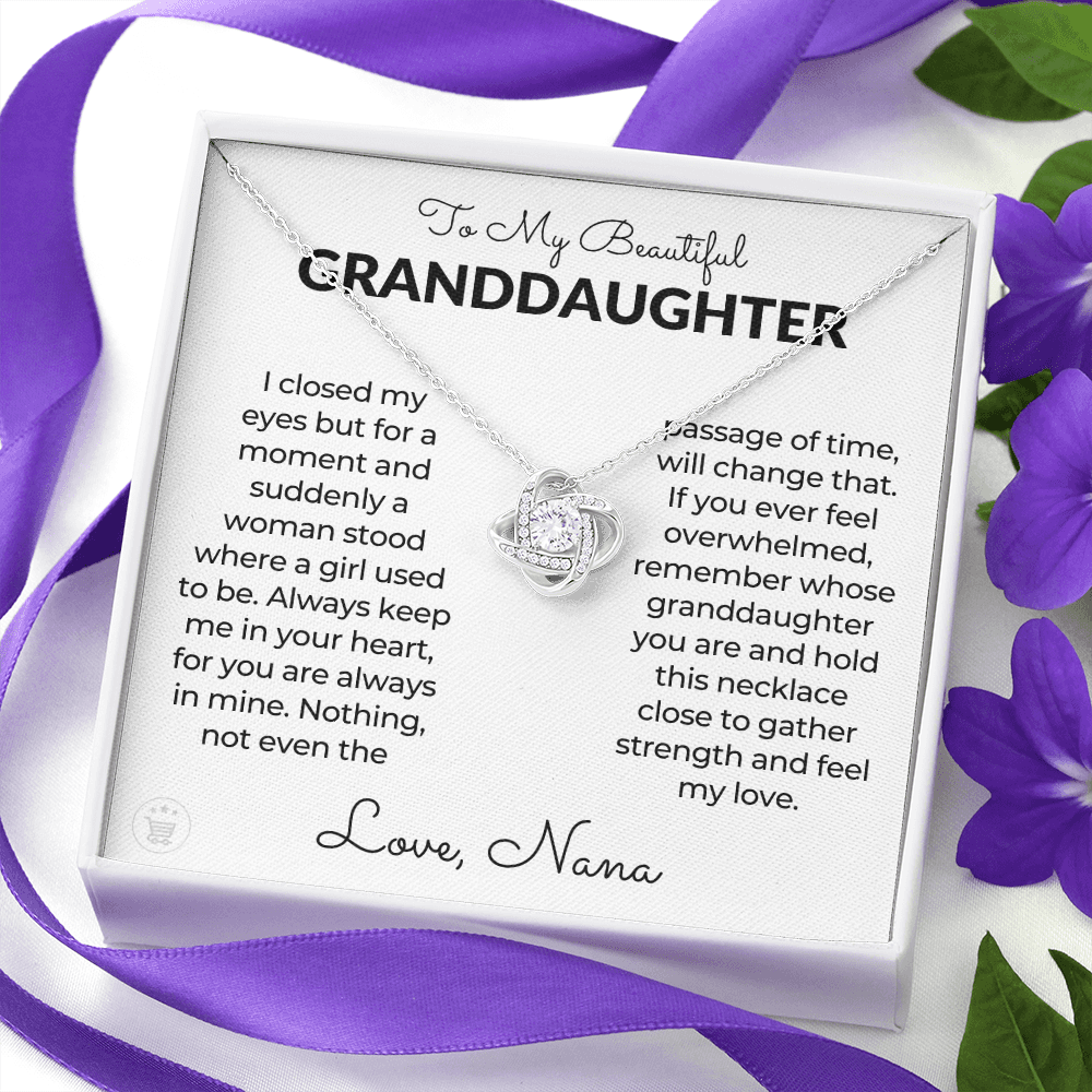 Granddaughter Gift | In My Heart Necklace 0545T3