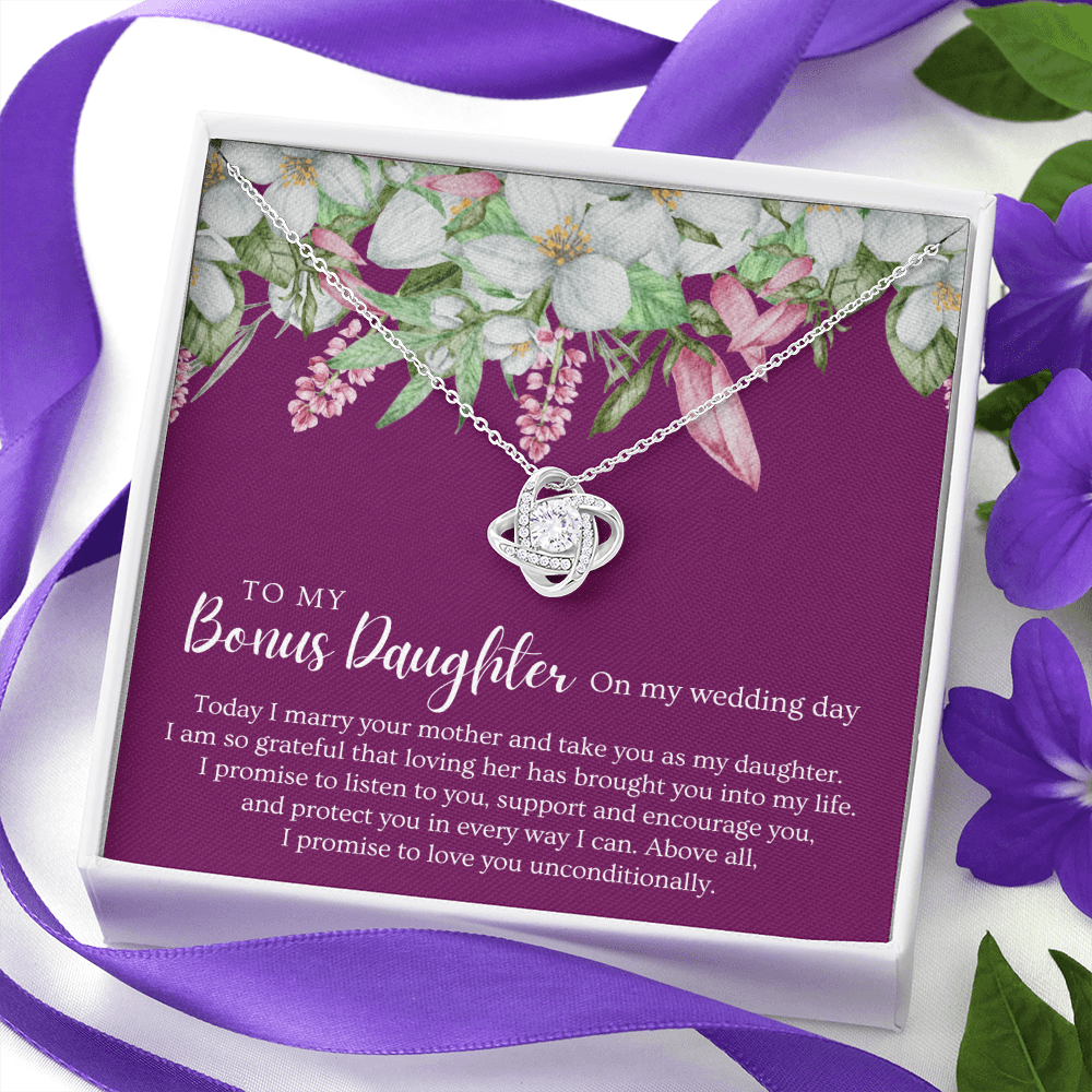 Stepdaughter Wedding Gift t | Promise Necklace 0550T2