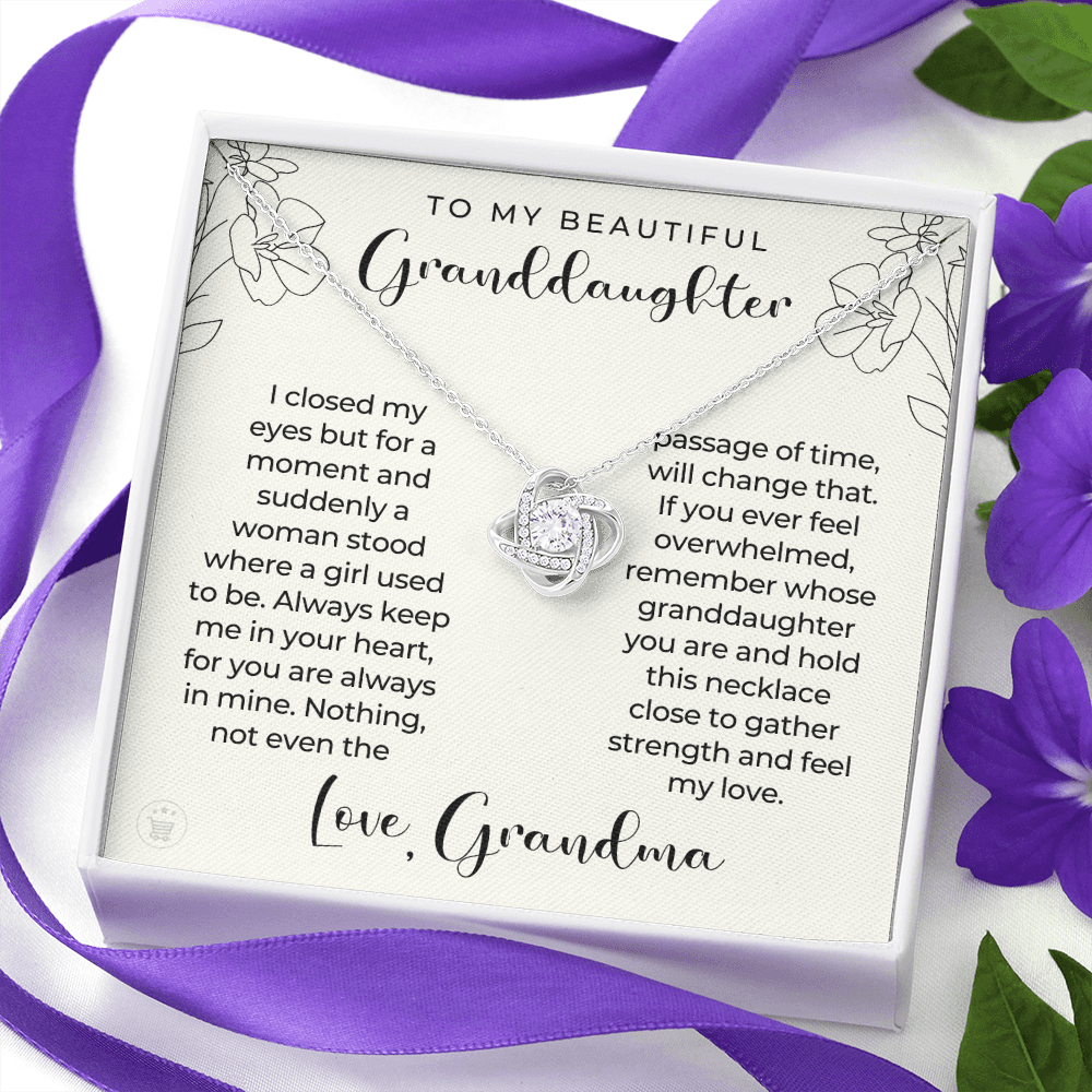 Granddaughter Gift | In My Heart Necklace 0544T10