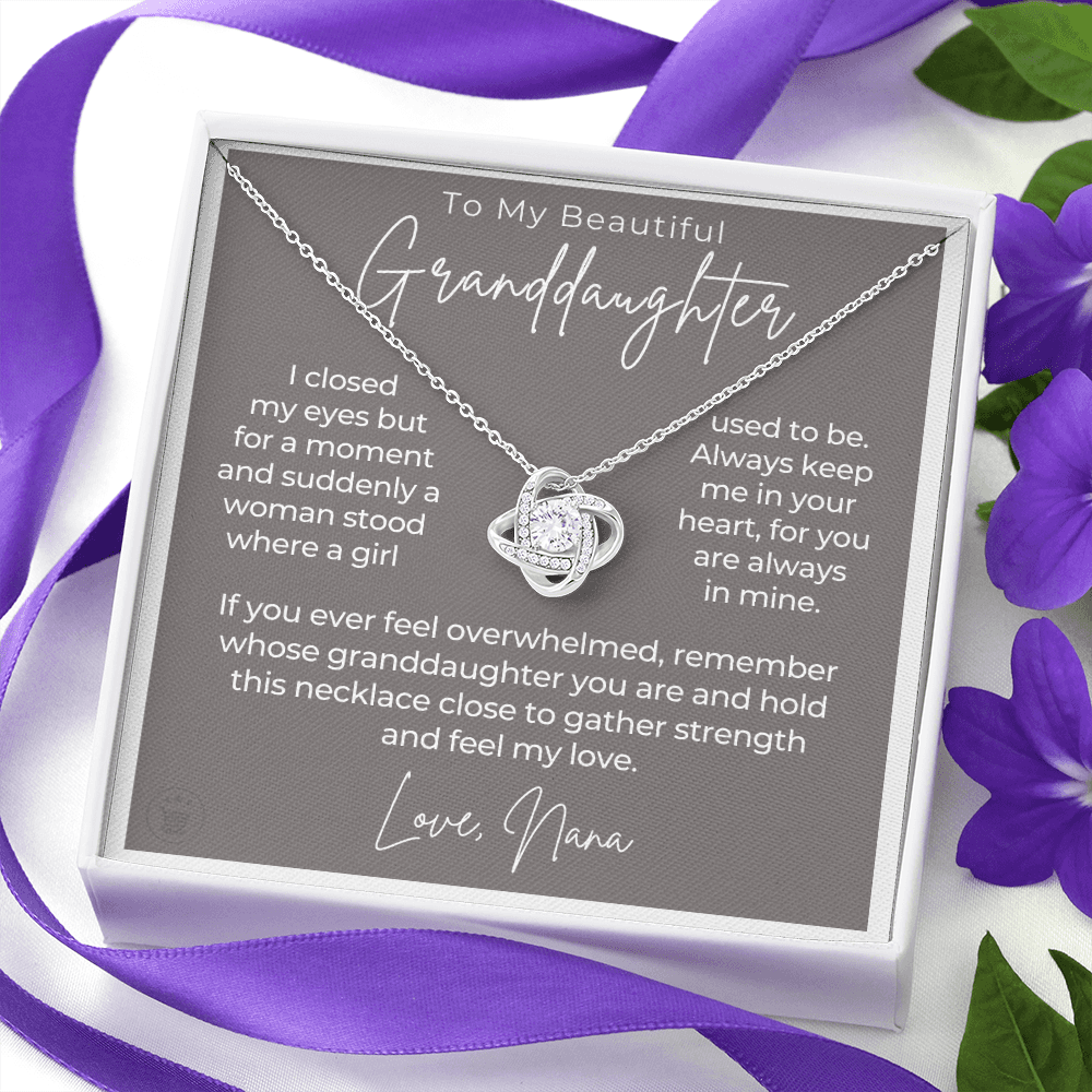 Granddaughter Gift | In My Heart Necklace 0545T6