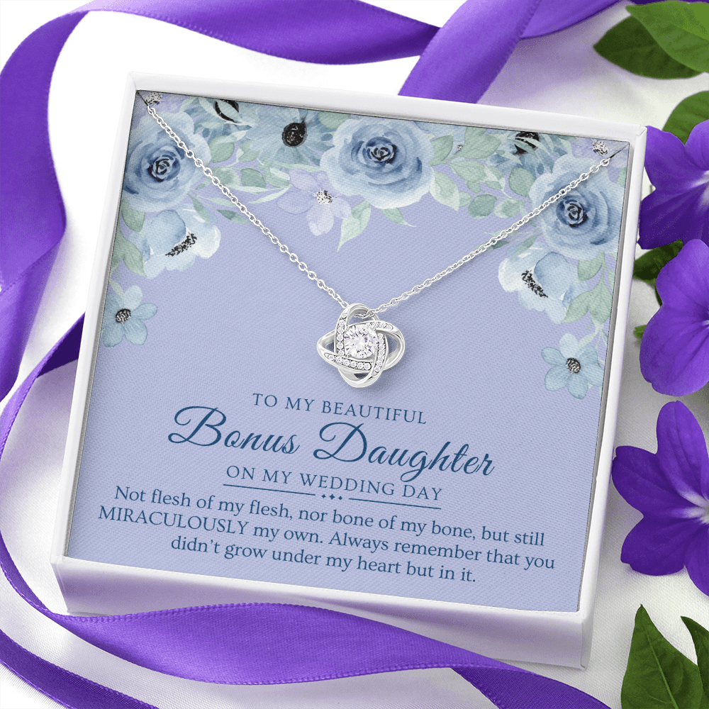 Stepdaughter Wedding Gift | In My Heart Necklace 0554T3