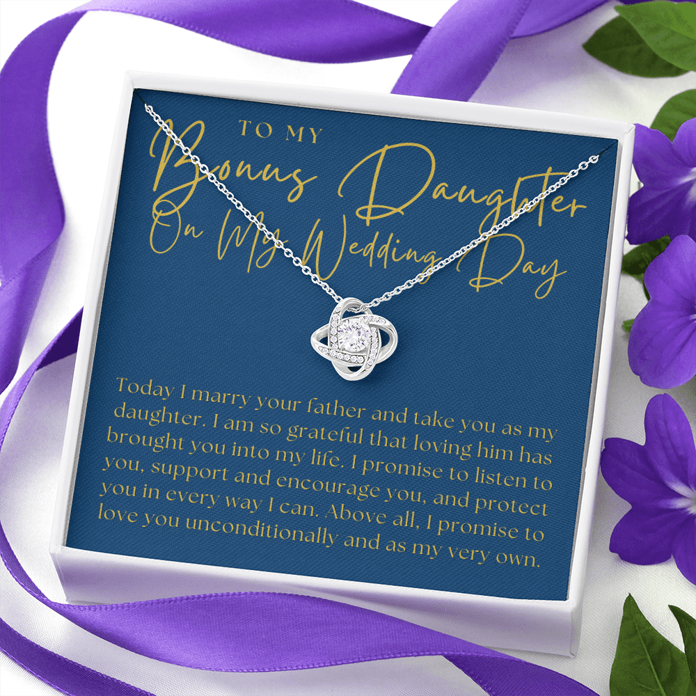 Stepdaughter Wedding Gift | Promise Necklace 0551T6