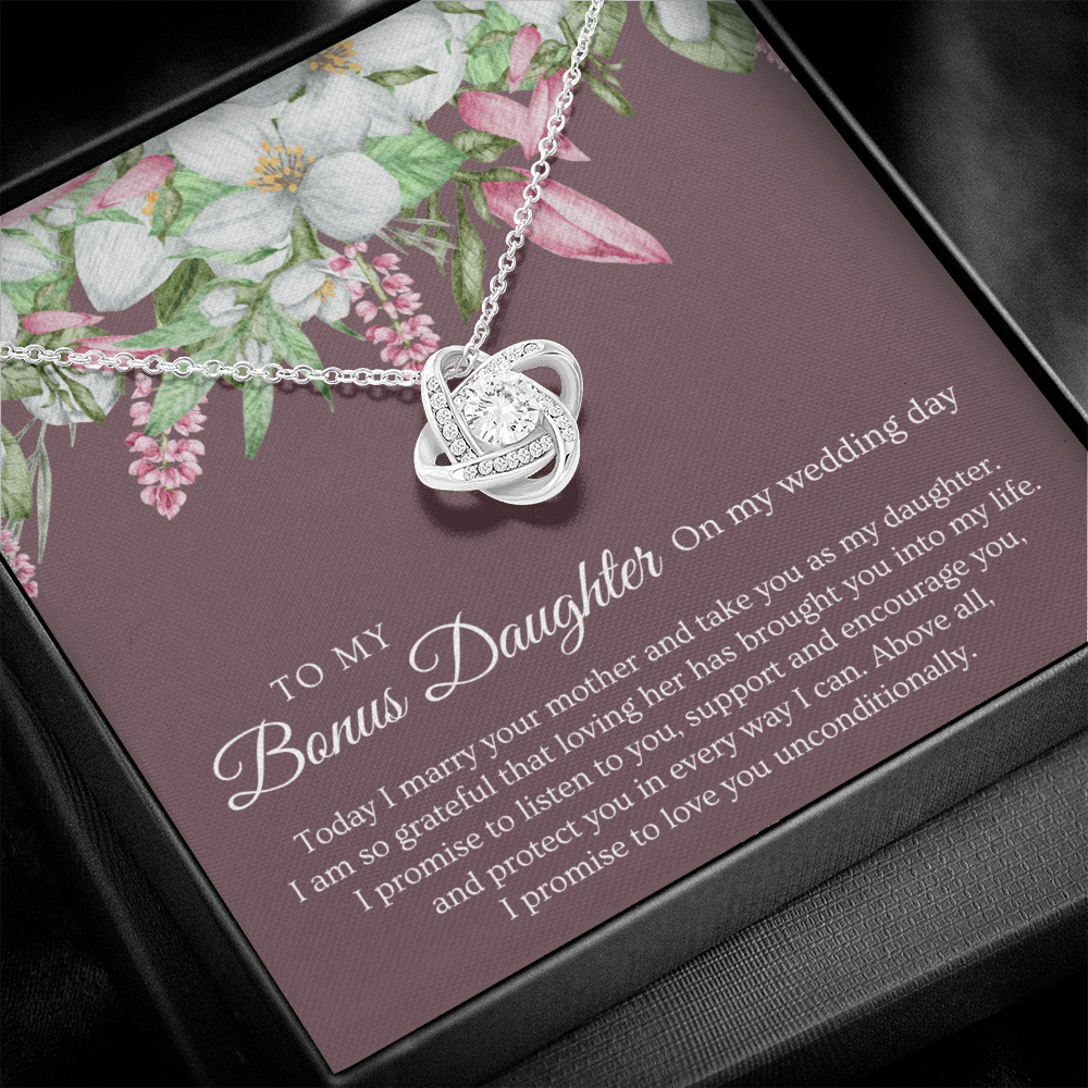 Stepdaughter Wedding Gift  | Promise Necklace 0550T3