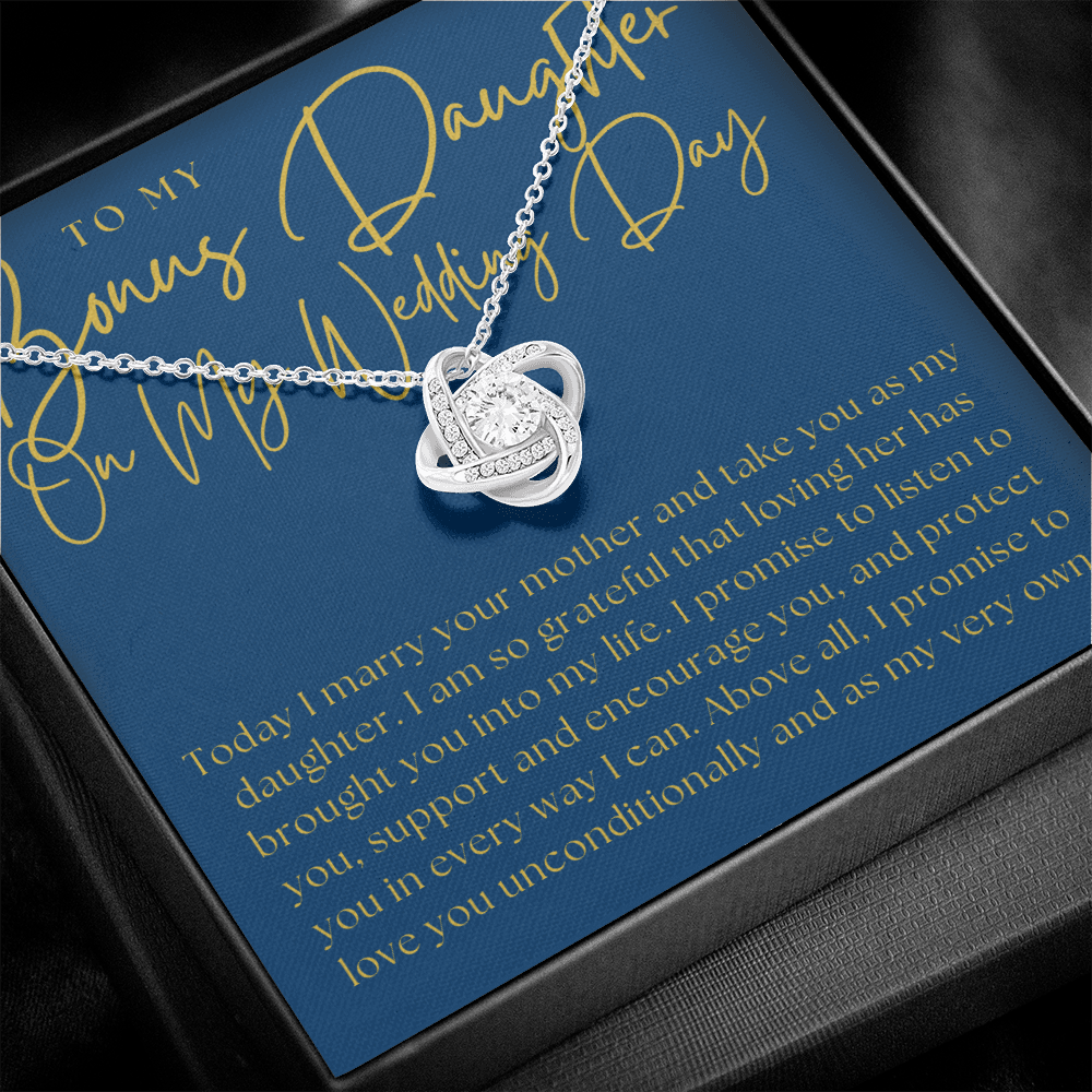 Stepdaughter Wedding Gift | Promise Necklace 0550T6