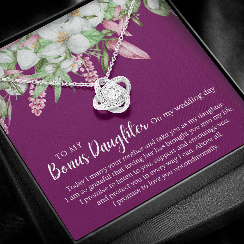 Stepdaughter Wedding Gift t | Promise Necklace 0550T2