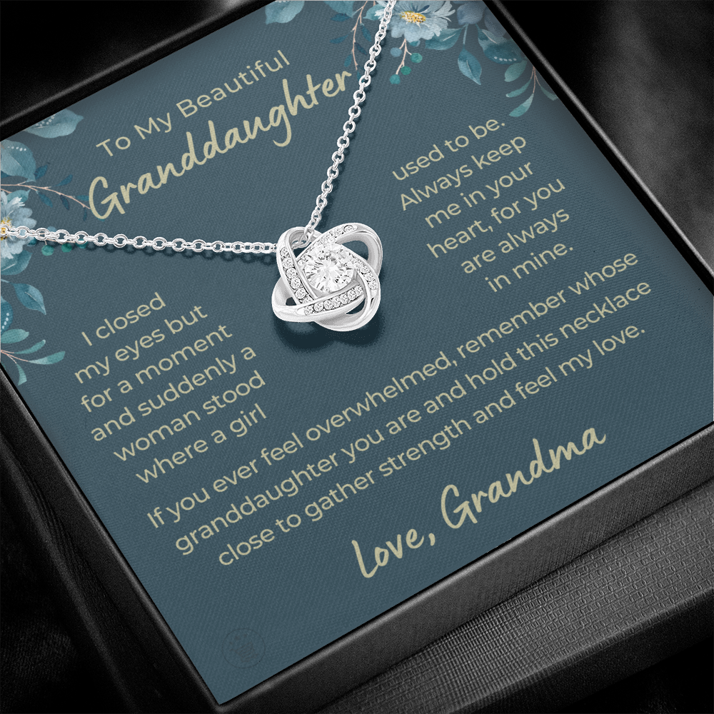 Granddaughter Gift | In My Heart Necklace 0544T13