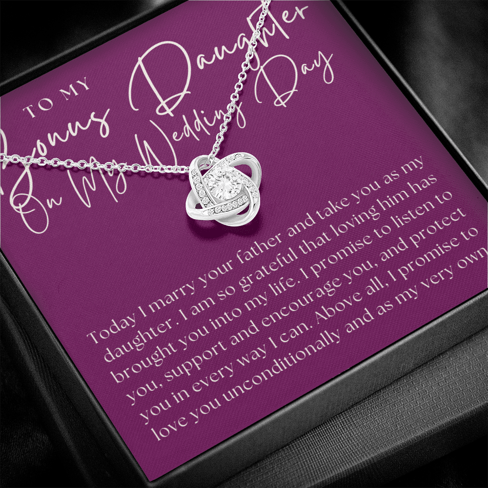Stepdaughter Wedding Gift | Promise Necklace 0551T8