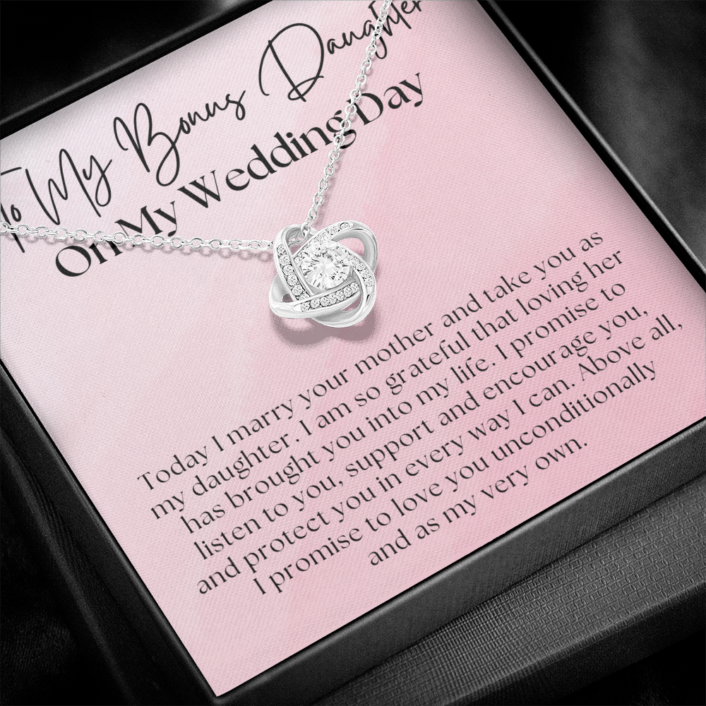 Stepdaughter Wedding Gift  | Promise Necklace 0550T9