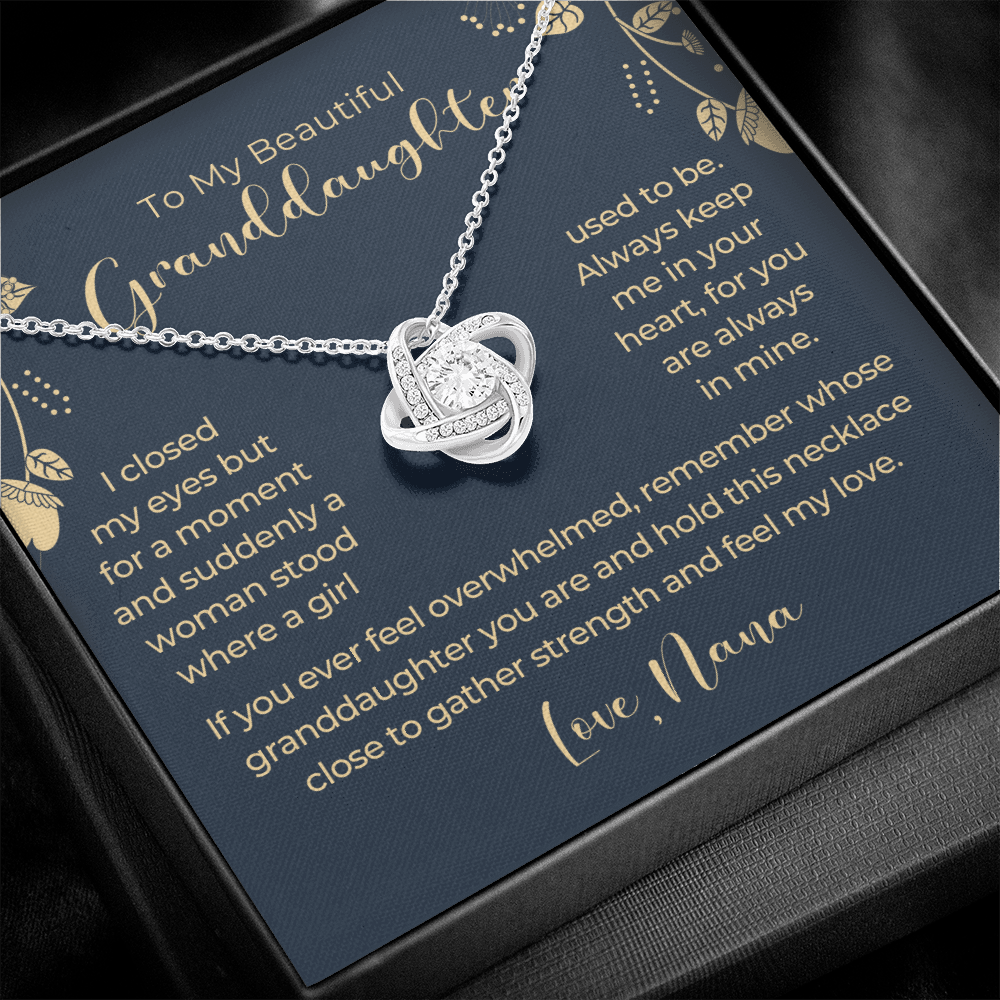 Granddaughter Gift | In My Heart Necklace 0545T14