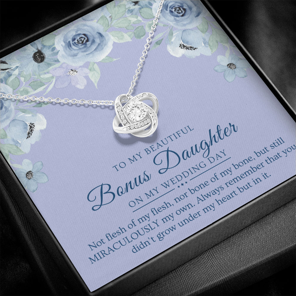 Stepdaughter Wedding Gift | In My Heart Necklace 0554T3