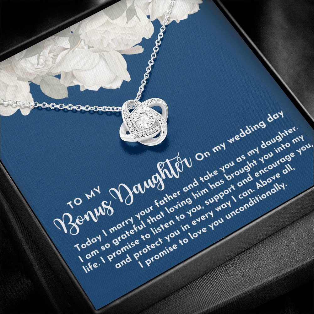 Stepdaughter Wedding Gift | Promise Necklace 0551T4