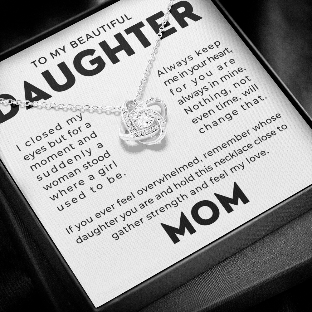 Daughter Gift From Mom | Keep Me Necklace 0580T9