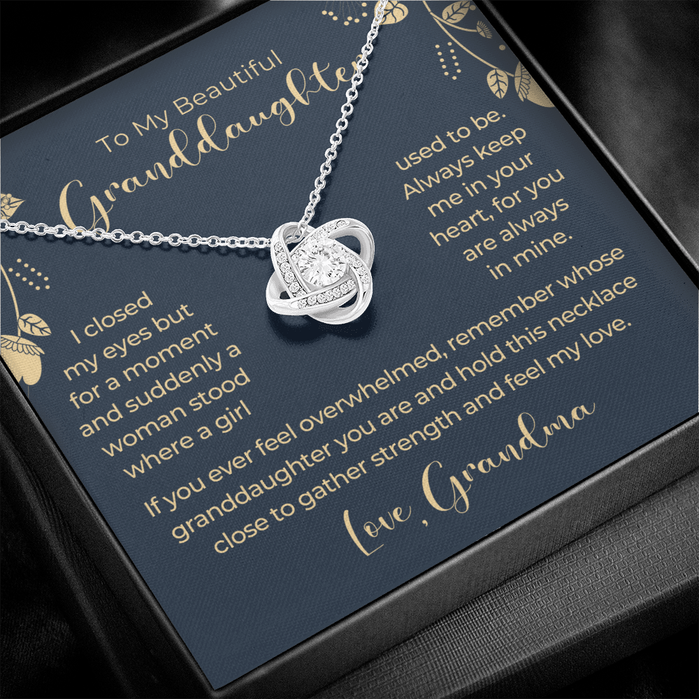 Granddaughter Gift | In My Heart Necklace 0544T14