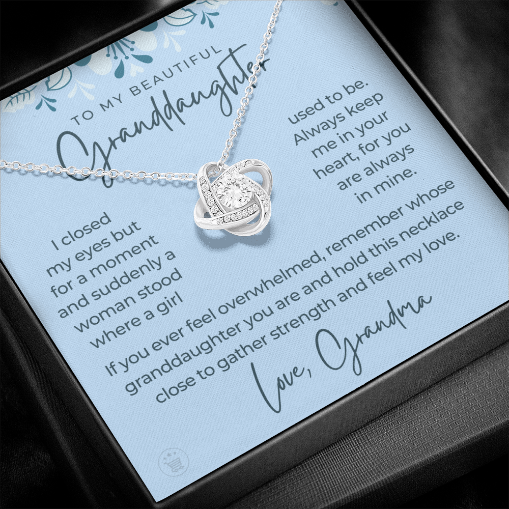 Granddaughter Gift | In My Heart Necklace 0544T12