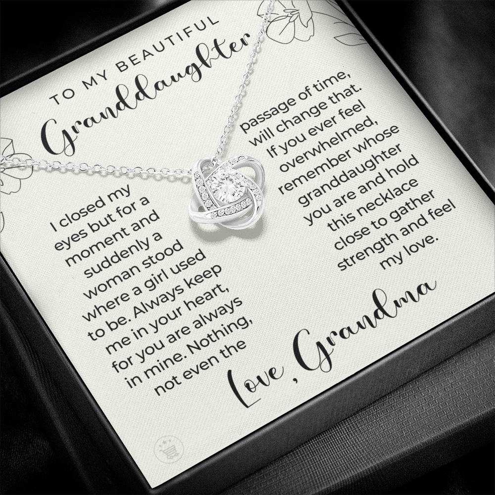 Granddaughter Gift | In My Heart Necklace 0544T10