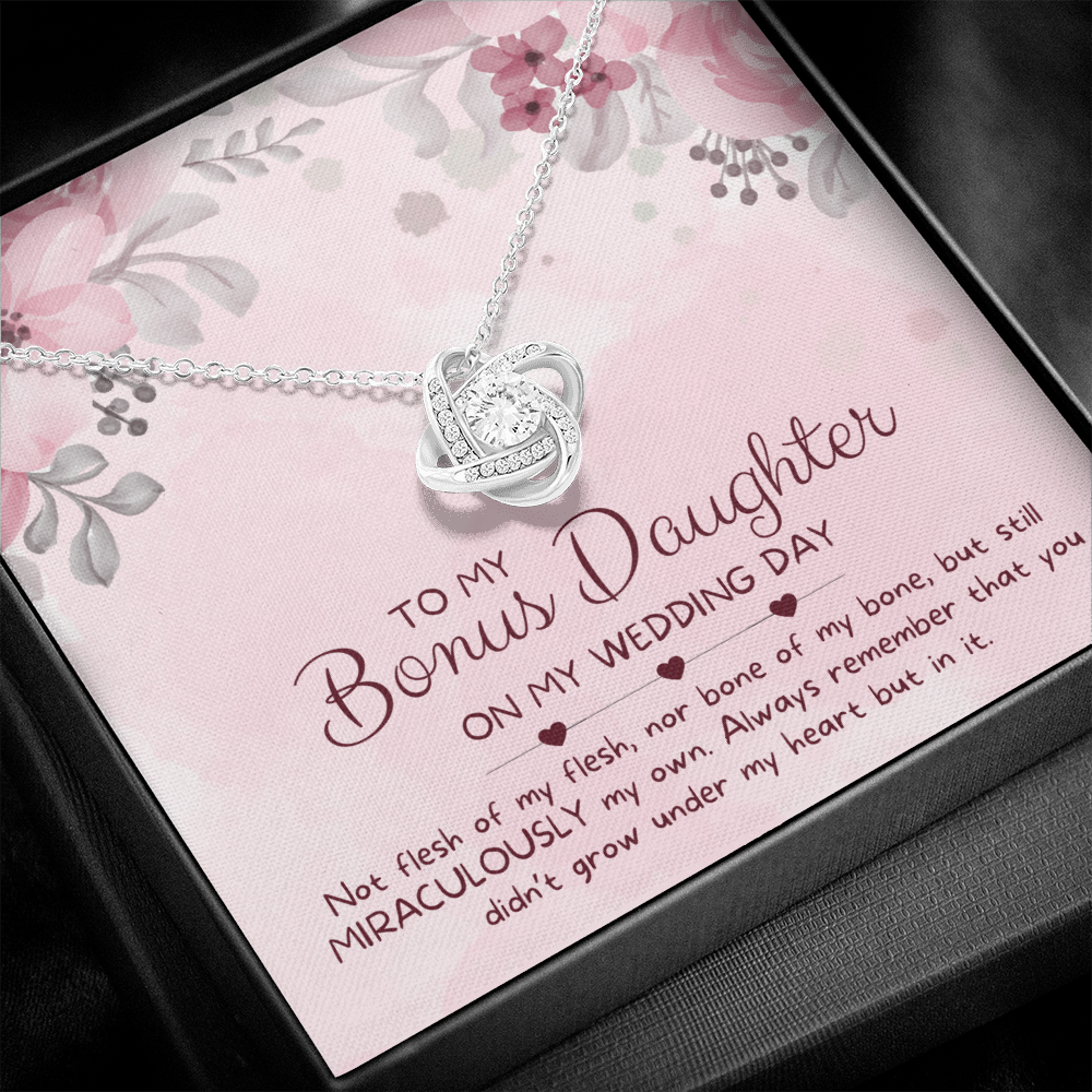 Stepdaughter Wedding Gift | In My Heart Necklace 0554T8