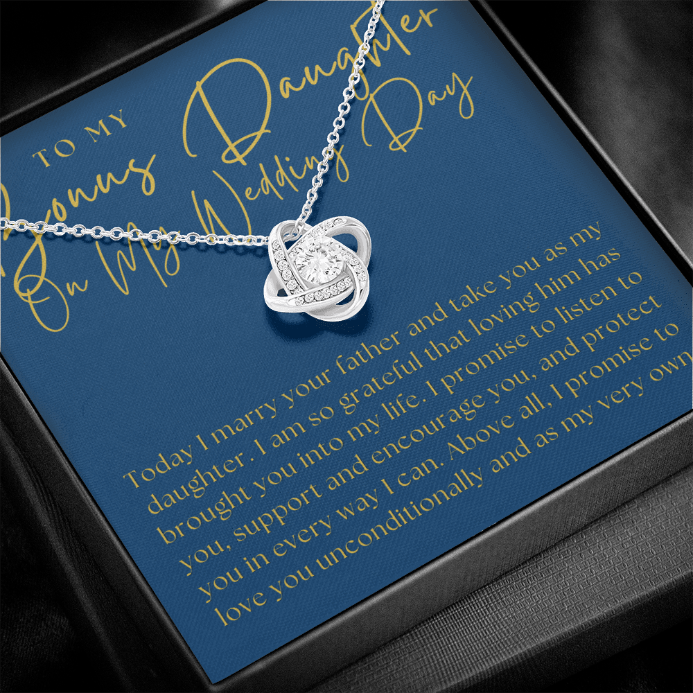 Stepdaughter Wedding Gift | Promise Necklace 0551T6