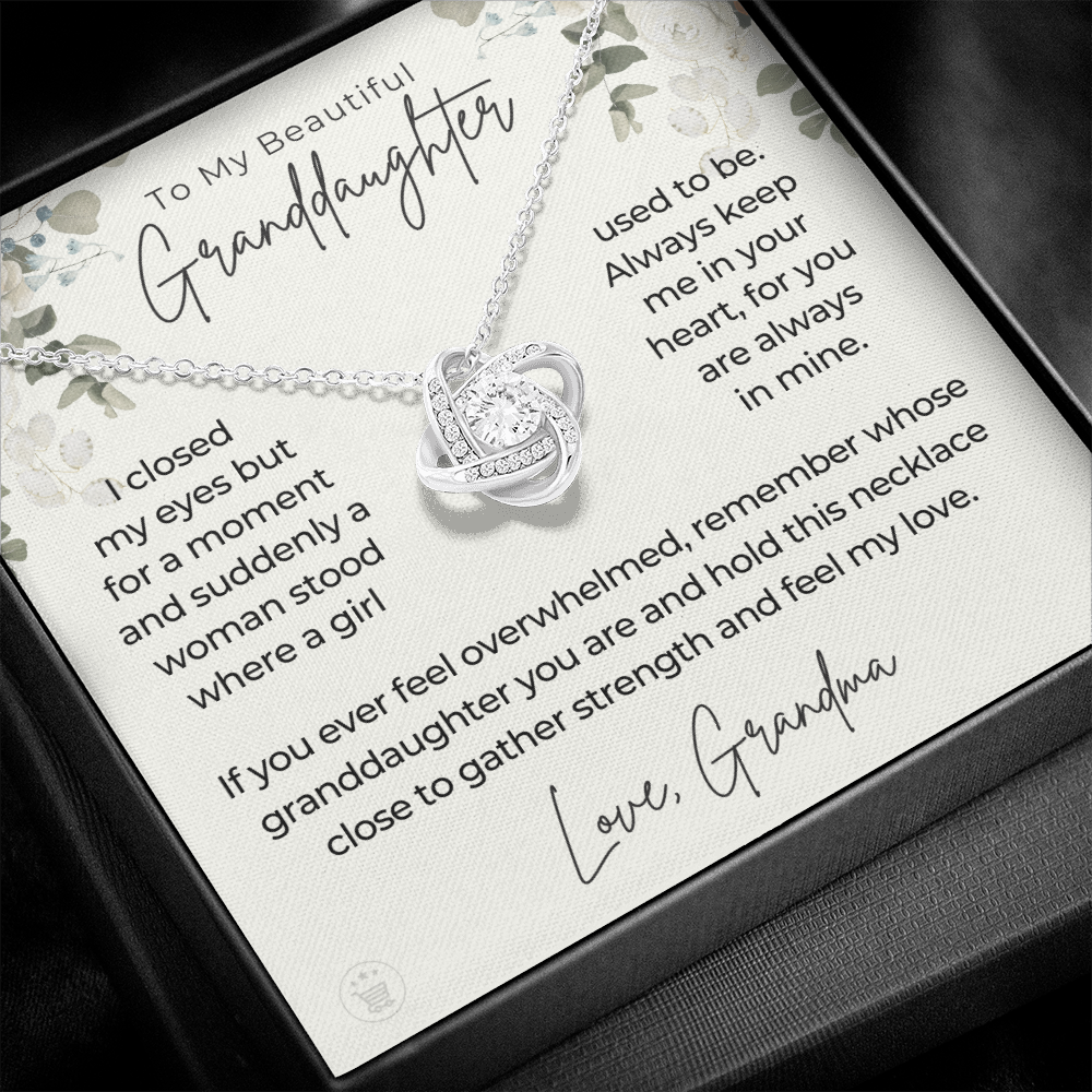 Granddaughter Gift | In My Heart Necklace 0544T11