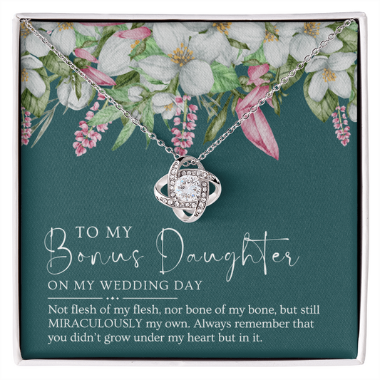 Stepdaughter Wedding Gift | In My Heart Necklace 0554T9