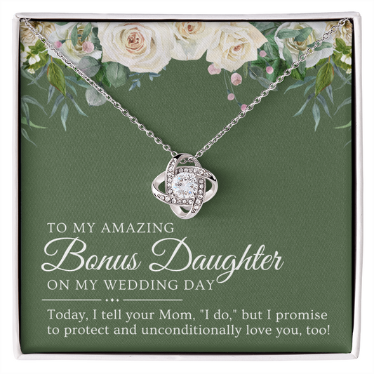 Stepdaughter Wedding Gift | Promise Necklace 0556T5
