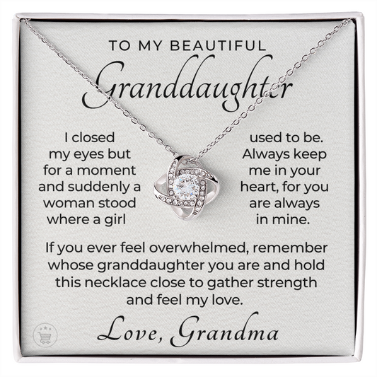 Granddaughter Gift | In My Heart Necklace 0544T8