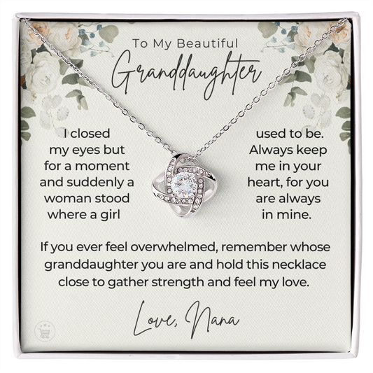 Granddaughter Gift | In My Heart Necklace 0545T11