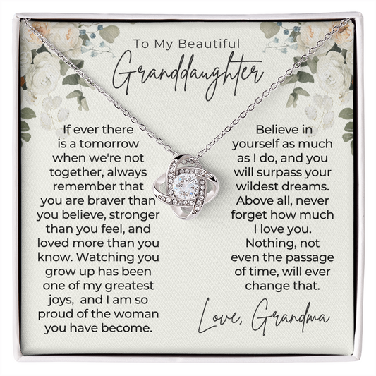 Granddaughter Gift | Believe Necklace 0547T9