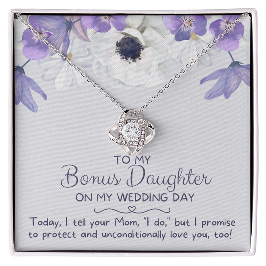 Stepdaughter Wedding Gift | Promise Necklace 0556T6