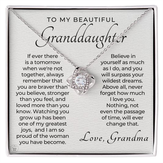 Granddaughter Gift | Believe Necklace 0547T8