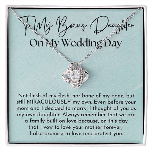 Stepdaughter Wedding Gift | On This Day Necklace 0555T6