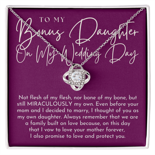 Stepdaughter Wedding Gift | On This Day Necklace 0555T4