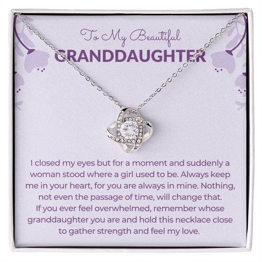 Granddaughter Gift | In My Heart Necklace 0545T7