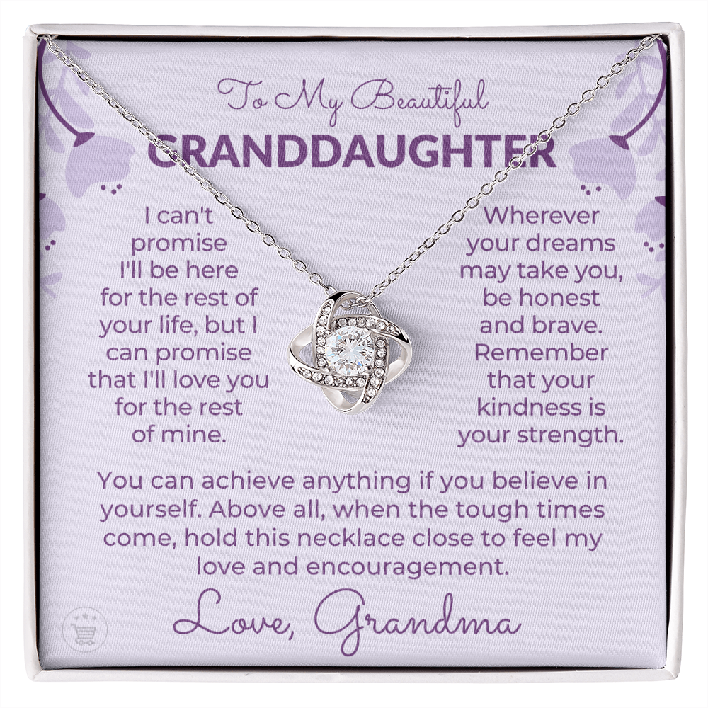 Granddaughter Gift | My Promise Necklace 0546T7