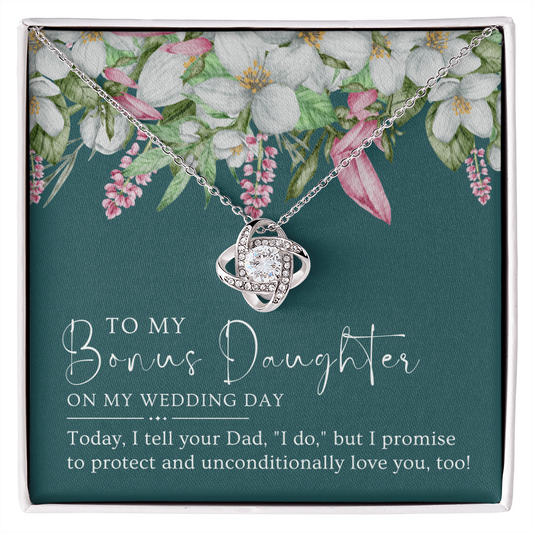 Stepdaughter Wedding Gift  | Promise Necklace 0557T9