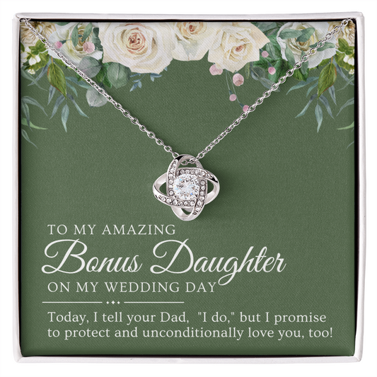 Stepdaughter Wedding Gift | Promise Necklace 0557T5