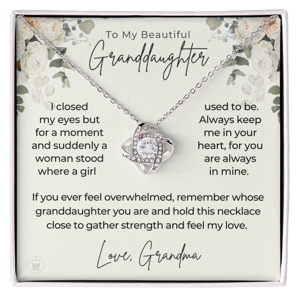 Granddaughter Gift | In My Heart Necklace 0544T11