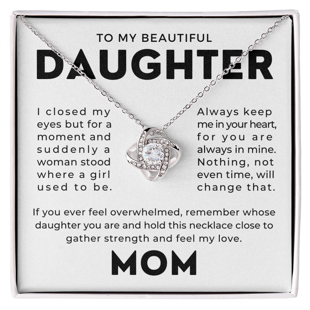 Daughter Gift From Mom | Keep Me Necklace 0580T9