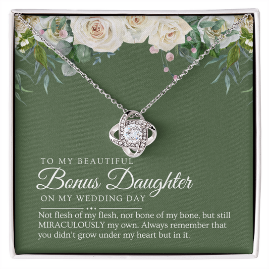 Stepdaughter Wedding Gift | In My Heart Necklace 0554T5