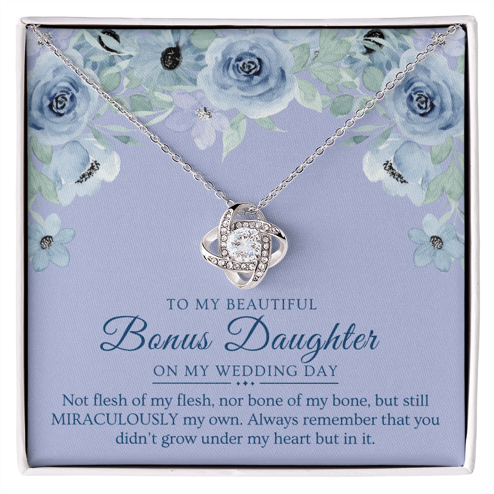 Stepdaughter Wedding Gift | In My Heart Necklace 0554T3