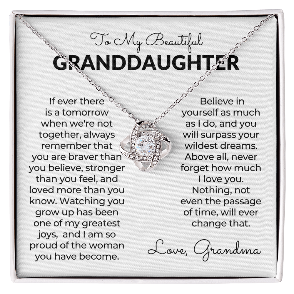 Granddaughter Gift | Believe Necklace 0547T3